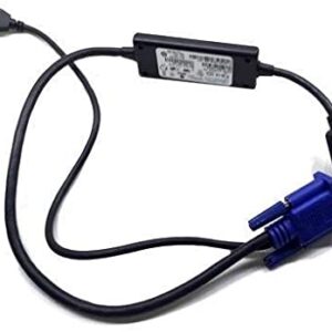 Dell 1005-001 Ethernet USB VGA KVM OUF366