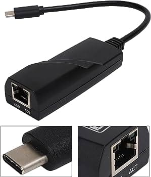USB 3.0-C naar Gigabit RJ45 Ethernet lan Adapter