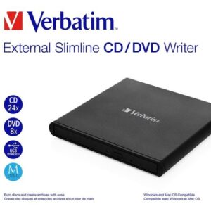 Verbatim Externe Slimline CD/DVD-brander