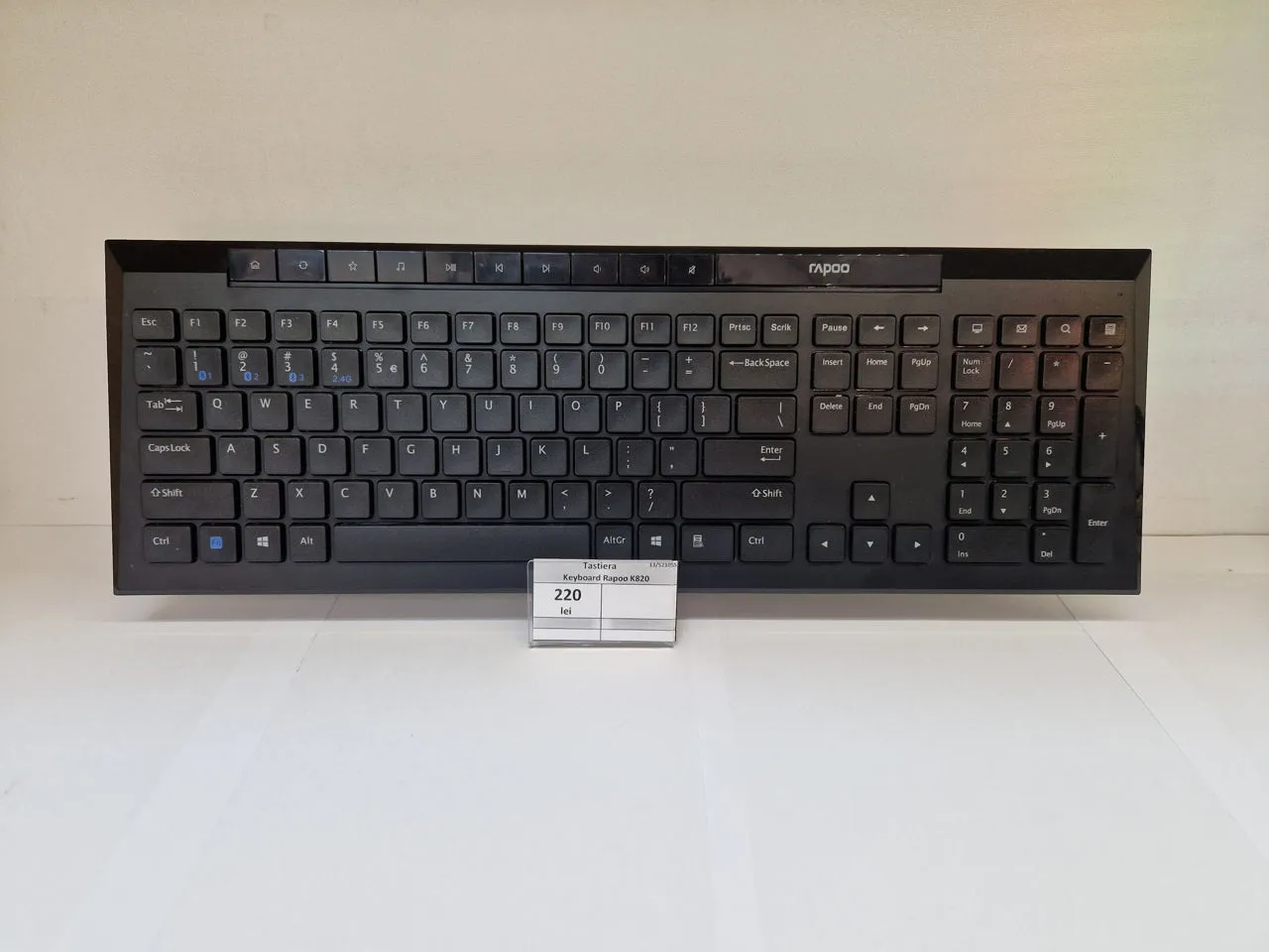 Rapoo K820 Draadloos Bluetooth Toetsenbord