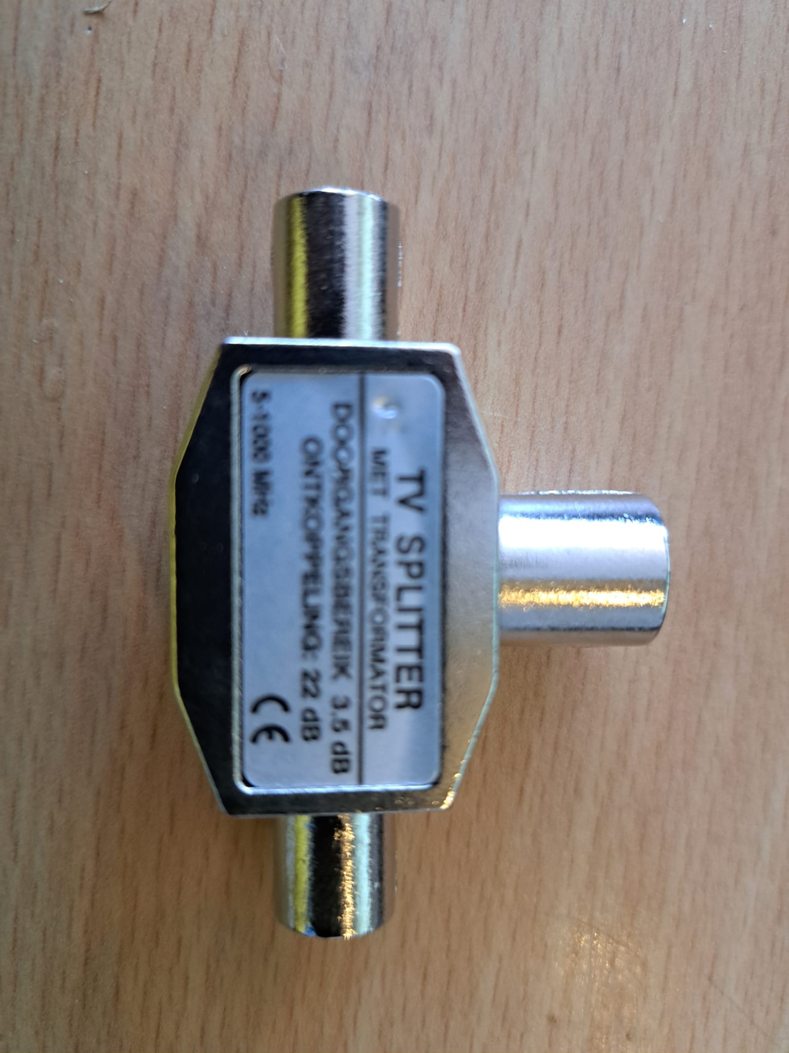 2-weg coax TV-splitter